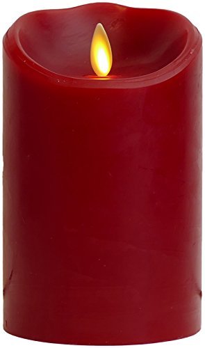 Preisvergleich Produktbild Luminara Red Flameless Candle Cinnamon Scented with Timer (3.5x5) by Luminara