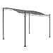 Produktbild Blumfeldt Allure Pergola Vordach Terrassendach Pavillon (300 x 250 cm, wasserabweisende Polyesterbespannung, PU-Beschichtung, stabile Konstruktion, Stahl) dunkelgrau