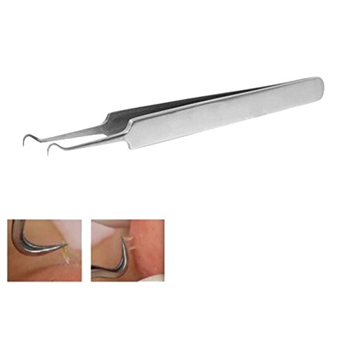 Premium Edelstahl Bend gebogene Extractor Tool für Blackhead Whitehead Comedone Akne Pickel - 2