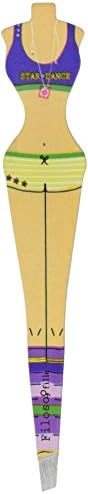 Filosofille Buste Fantaisie A-01-1001 Stainless-Steel Epilation Tweezers with Angled Tip 9.5 cm Zumba Theme