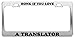 Produktbild HONK IF YOU LOVE A TRANSLATOR License Plate Frame Tag Holder Car Truck Accessory
