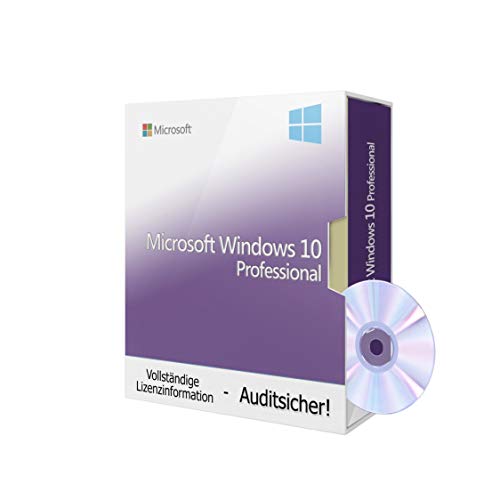 Preisvergleich Produktbild Windows 10 Professional 64bit, inkl. Tralion-DVD, inkl. Key, inkl. Lizenzdokumente, Audit-Sicher