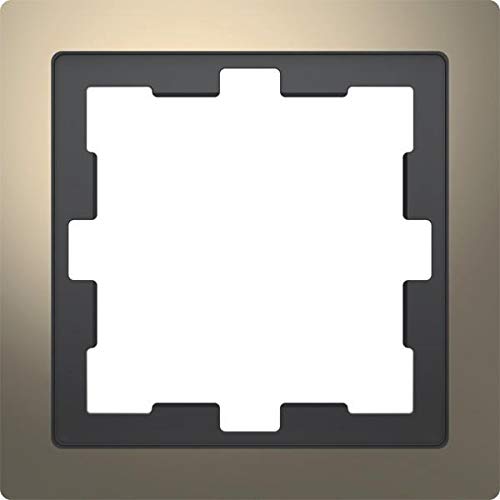 Preisvergleich Produktbild Merten MEG4010-6550 D-Life Metall Rahmen, 1fach, Nickelmetallic