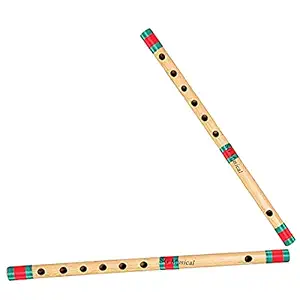 SG Musical Bamboo Indian G+C Scale Set Natural Flute Indian Bansuri Flute HJN01