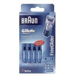 Braun Freeglider Protective Shaving Lotion Refills (pack Of 4)