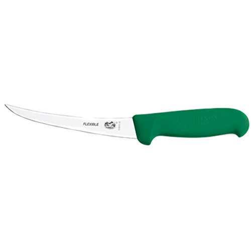 Victorinox Küchenmesser Ausbeinmesser flex. Fibrox grün 15 cm, 5.6614.15