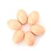 Welecom(TM) 6Pcs Wooden Faux Fake Eggs, Children Play Kitchen Game Food Toy
