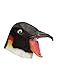 Produktbild Luxuspiraten - Kostüm Accessoires Zubehör Tier Latex Maske Pinguin Penguin, perfekt für Karneval, Fasching und Fastnacht, Schwarz