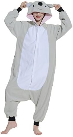 Fandecie Animal Cosplay Pyjamas Sleepwear Nightclothes Loungewear Koala Medium Suitable for 160-175cm Height