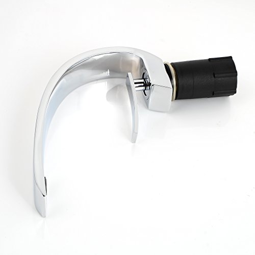 BONADE® Wasserfall Einhebel-Waschtischarmaturen Mischbatterie Wasserhahn Bad Armatur für Badezimmer Waschbecken, 59 Kupfer, Chrom - 7