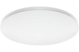 M Ledme - Plafonnier LED 40W, Lampe de plafond pour salle de bain IP44, 4000 lumens, Lumière de couleur neutre (4500K) pour salle de bains, cuisine, balcon, LM8258.