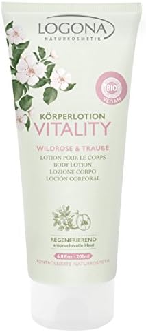 Logona Vitality Body Lotion, Wild Rose and Grape