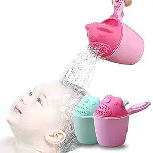 Pramoksha Best Baby Dippers Bath Rinse Cup | Shower Shampoo Scoops Sprinkler Bottle For Bath Water Swimming, Hair Washing Cup For Children, Washing Hair Tool (Pack of 1)