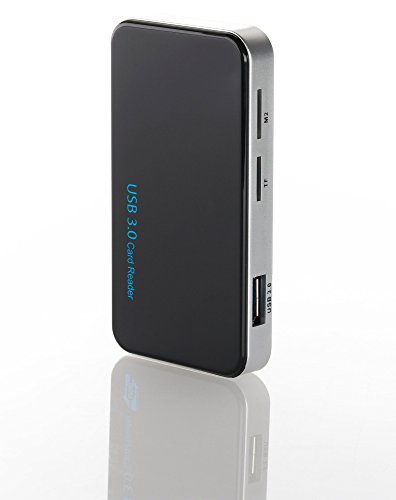 deleyCON All in One Cardreader USB 3.0 – [Schwarz] – SD / SDHC / microSDHC / M2 / TF / CF / MMC / MS PRO DUO - 5