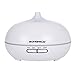 Produktbild Songmics Aroma Diffuser Luftbefeuchter Nachtlicht Aromatherapie Duftlampe Ultraschall 300 ml mit LED 7 Farben Abschaltautomatik Farbewechsel leiser Betrieb für Yoga Spa Salon Schlafzimmer Wohnzimmer Babies Kinderzimmer Büro etc. weiß FAD01W