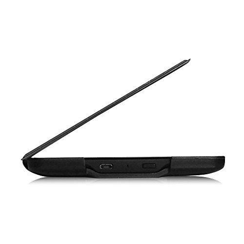Fintie Kindle Paperwhite Hülle – Die dünnste und leichteste Smartshell Case Schutzhülle Tasche mit auto Sleep / Wake für den neuen Kindle Paperwhite 2016 (mit 300 ppi-Display, 6 Zoll, und integrierter Beleuchtung) und alle Modelle von 2012, 2013, 2014, 2015, Krokodil Schwarz - 7