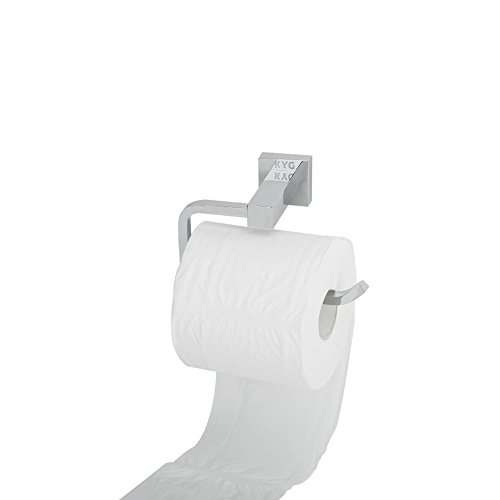 KYG Verchromt Toilettenpapierhalter Klopapier Roll Klopapierhalter Chromoberflach Ersatzrollen-Ständer - 3