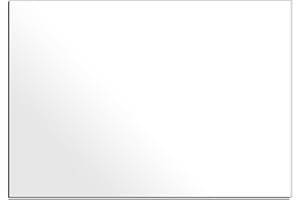 Musiclily 43,5x29cm Chitarra Basso Foglio Battipenna Materiale Blank Pickguard Material per Chitarra Elettrica Strat Tele Basso,1 strato Silver Mirror