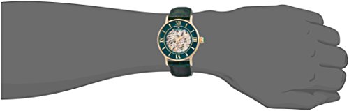 Thomas Earnshaw Armagh Men's Automatic Watch with Green Dial Analogue Display with Green Leather Strap ES-8038-06