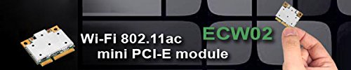 SilverStone SST-ECW02 – WIFI Mini PCI-E Erweiterungskarte, 802.11ac/a/b/g/n, 2.4GHz/5GHz Dual band, 2T2R, MIMO - 7