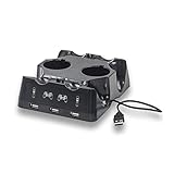 2. Es compatible con dos controladores PS4 y dos PS que se cargan al mismo tiempo;