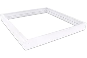 BEMKO Telaio di montaggio per pannelli LED 60x60 - Bianco - Alluminio - Facile installazione - Illuminazione professionale