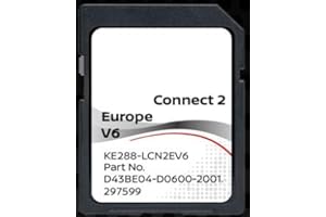 GÉNÉRIQUE Europe 2021 v6 GPS Navigation SD Card - Database Q3.2019 - D43BE04-D0600-2001 Compatible with Nissan Connect 2 LCN2