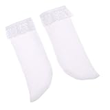 Farbe weiß MagiDeal 1 Paar weiße Puppen Socken Für BJD Puppe Kleidung Zubehör - 7cm