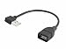 Produktbild ULIAN USB 2.0 A männliche Winkelstück 90 Grad Links biegen Sie an einer Mutter-Verlängerungskabel High-Speed Daten Kabel 20.10.40 cm,0,2 M