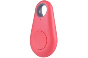 OOYES Mini Bluetooth Key Finder & GPS Tracker – Smart Anti-Lost Device for Keys, Wallets, Pets, Kids, Luggage, Car – Wireless Locator Tag with Free App for i-OS & Android (Pink)