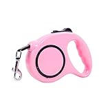 Gehen Sie Ihren Hund frei im offenen Bereich mit einer Hand Bremsen, Release- und recoiling-System, das die Hundeleine mit Leichtigkeit auf eine angenehme Länge eingestellt werden kann.