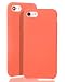 Produktbild JMi [ Kompatibel mit Apple iPhone 7/8, in Orange Originale Silikonhülle - Hochwertig, perfekte Verarbeitung - Schlichtes Silicone Case