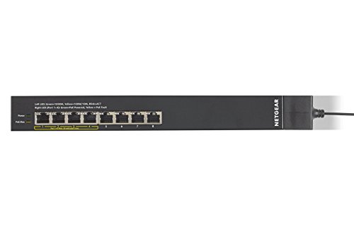 Netgear GSS108EPP-100EUS Pro-Safe 8-Port Gigabit Ethernet Web Managed PoE+ Click Switch schwarz - 4