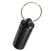 Produktbild Pillenbox als Schlüsselanhänger, Aluminium schwarz