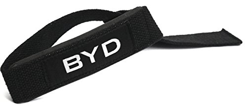 Weightlifting Straps zum Training | Orginal von Beyond Dreams | Heben von Lasten Kreuzheben und Klimmzug | Gym Lifting wrist wraps strap | Handgelenkschiene als Latzughilfe Straps oder Bandage für Fitness Bodybuilding und Crossfit - 3