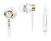 Produktbild Philips TX2WT/00 Kopfhörer mit Mikrofon und Premium-Treiber (ovale Schallröhre, 3 Ohrkappentypen), In-Ear weiß/gold
