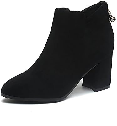 FLYRCX Autumn and winter sharp heel suede zipper lady boots sex party high heel shoes,35,B