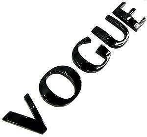 Gloss Black Letters VOGUE Range Rover L322 badge logo HSE tailgate badge p38