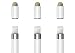 Produktbild MoKo 3-PACK 2 in 1 Apple Bleistift Cap Ersatz dünne Schutzkappe Cover Tipp/als Stylus für Apple iPad Pro Bleistift, iPads, iPhones, Tablets, Laptops und alle Touch-Screen-Geräte