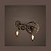 Produktbild LYLLYL Gear Form Wandleuchte industrielle Wind Bar Dekoration Lampe 78 * 64cm Beleuchtung (Farbe : B)
