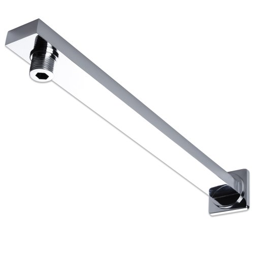 Aquamarin - bsam01 - Bras de douche carré - Plafond - 30 cm - Différentes Tailles et types de fixation