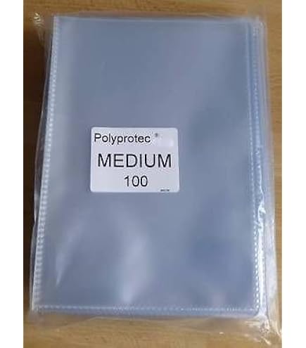 post card sleeves Stamp 500 Pack CSP Standard Size Postcard Sleeves - 2 Mil Poly 100 microns Lab Shield Sleeve for Vintage Post