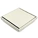 Beyondfashion 37cm x 37cm x 36cm Large Single Faux Leather Ottoman Folding Storage Pouffe Toy Box Foot Stool Seat (Beige)