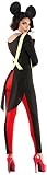 Aimerfeel Damen Schwarz-Weiß-micky Maus Disney-Figur Abendkleid alle in einem Outfit, Größe (38-40). - 