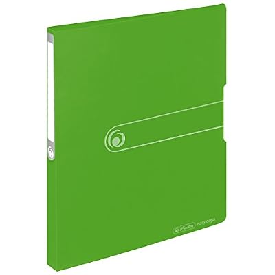 Herlitz 11226370 Easy orga to go Classeur à anneaux A4 2 anneaux hauteur de remplissage 16 mm Vert pomme