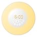 Produktbild Oria Wake-up Light, Sonnenaufgangs Funktion LED Wecker Lichtwecker mit 6 Farben, 10 Helligkeit & Memorized Helligkeit, Sonnenuntergang & Radio FM