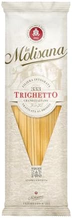 La Molisana, Trighetto n. 333, Pasta da Solo Grano Italiano - Trafilata al Bronzo, Ruvida e Tenace con Eccellente Tenuta in Cottura - Confezione da 500 g