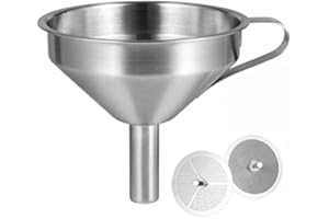 CHITU SYSTEMS Entonnoir en acier inoxydable pour imprimante 3D, filtre liquide en résine pour SLA/DLP/LCD résine UV, filtre double filtre pour impression 3D liquide/industriel/cuisine