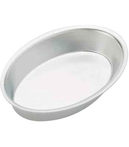 Lot 6 Moules Ovales Anti-adhésifs Aluminium - 10x6cm - Pour Pasticciotto Et Pâtisserie