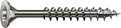 Spax Vis universelle, tête fraisée, T-STAR plus, 4CUT, filetage partiel, acier inoxydable A2, 1.4567 - 0197000350303, de SPAX, 197000350403
